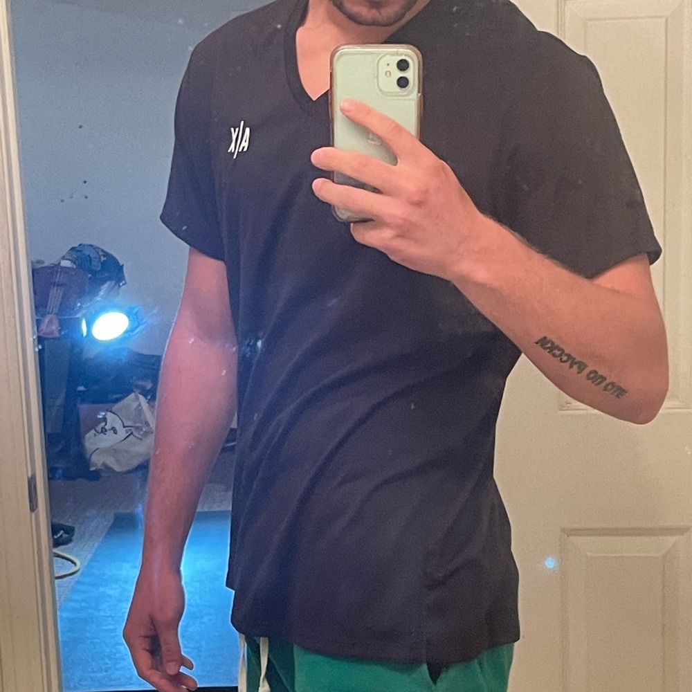 Armani Exchange Black V-Neck